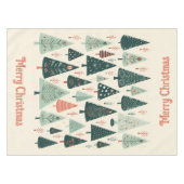 Nappe Motif d'arbre de Noël (Devant (Horizontal))