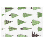 Nappe motif d'arbre de Noël (Devant (Horizontal))