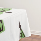 Nappe motif d'arbre de Noël (In Situ)