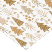 Nappe Motif d'arbre de Noël de style scandinave or (Angle)