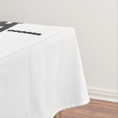 Nappe Motif d'arbre de Noël noir et blanc moderne (In Situ)