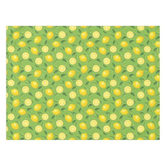 Nappe Motif d'arrière - plan de citrons (Devant (Horizontal))