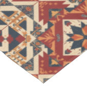 Nappe motif d'art de bloc de patchwork géométrique vinta (Angle)