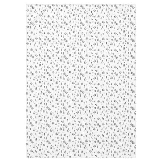 Nappe Motif d'art de Forest Line (Devant)