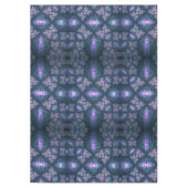 Nappe motif d'art fractal 3D Turquoise violet rose (Devant)