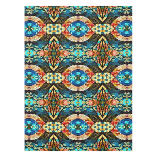 NAPPE MOTIF D'ART JAPONAIS FORET (Devant)