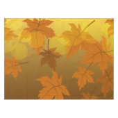 Nappe Motif d'automne avec feuilles d'érable en chute et (Devant (Horizontal))