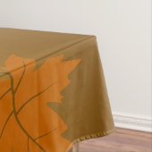 Nappe Motif d'automne avec feuilles d'érable en chute et (In Situ)