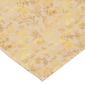Nappe Motif d'automne d'automne de la crème de feuilles  (Angle)