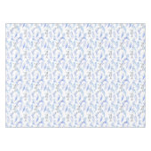 Nappe Motif de baleine bleue d'aquarelle (Devant (Horizontal))