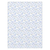 Nappe Motif de baleine bleue d'aquarelle (Devant)