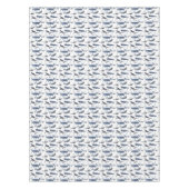 Nappe Motif de baleine et d'Ancre d'aquarelle (Devant)