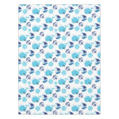 Nappe Motif De Baleines, Beaux Baleines, Baleines Bleues (Devant)