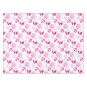 Nappe Motif De Baleines, Beaux Baleines, Baleines Roses (Devant (Horizontal))