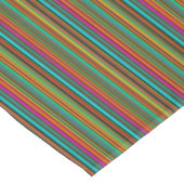 Nappe Motif de bande multicolore joyeux (Angle)