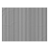 Nappe Motif de bande noir et blanc d'Halloween (Devant (Horizontal))