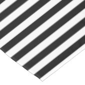 Nappe Motif de bande noir et blanc d'Halloween (Angle)