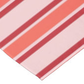 Nappe Motif de bande verticale rose rouge (Angle)