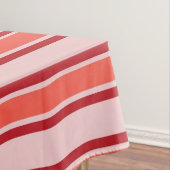 Nappe Motif de bande verticale rose rouge (In Situ)