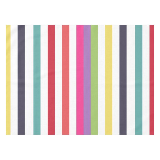Nappe Motif de bandes horizontales larges arc-en-ciel (Devant (Horizontal))
