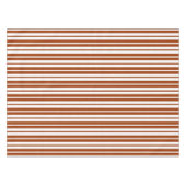 Nappe Motif de bandes verticales Brown blanches (Devant (Horizontal))