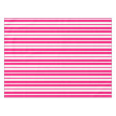 Nappe Motif de bandes verticales rose blanc (Devant (Horizontal))