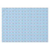 Nappe Motif de bateaux de navigation d'aquarelle (Devant (Horizontal))