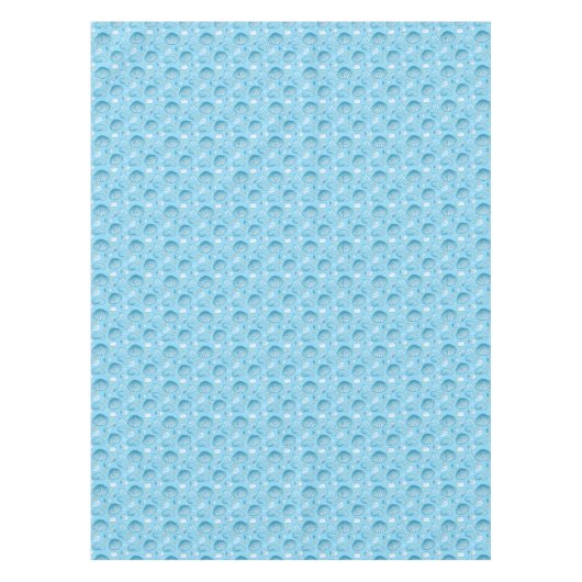 Nappe Motif de bleu d'océan (Devant)