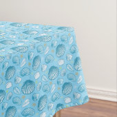 Nappe Motif de bleu d'océan (In Situ)