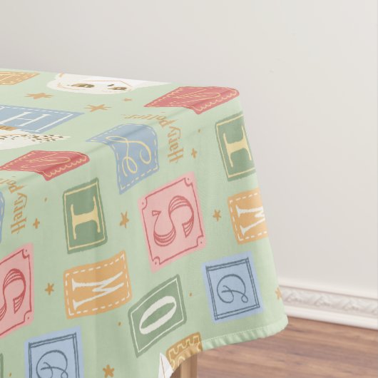 Nappe Motif de bloc de lettres de Hedwig Post (In Situ)