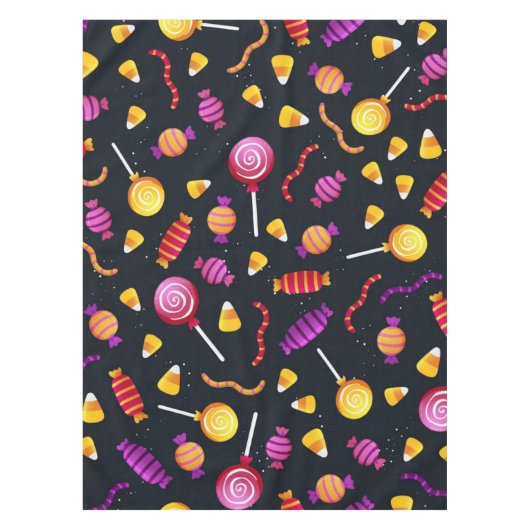 Nappe Motif de bonbons d'Halloween (Devant)