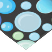 Nappe motif de boules 3D.01.b Black BG (Angle)