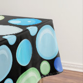 Nappe motif de boules 3D.01.b Black BG (In Situ)