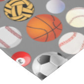 Nappe Motif de boules de sport Lblue BG (Angle)