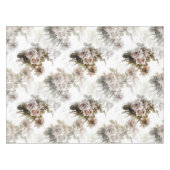 Nappe Motif de bouquet gris rose rose doux (Devant (Horizontal))