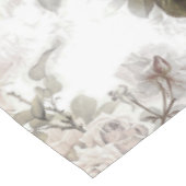 Nappe Motif de bouquet gris rose rose doux (Angle)
