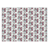 Nappe Motif de bouquet rouge et blanc Poinsettia (Devant (Horizontal))