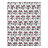 Nappe Motif de bouquet rouge et blanc Poinsettia (Devant)
