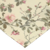 Nappe Motif de bourgeons de roses roses aquarelle (Angle)