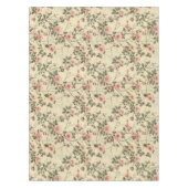 Nappe Motif de bourgeons de roses roses aquarelle (Devant)