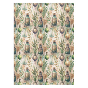 Nappe Motif de bouteilles apothécaires vintages (3)