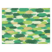 Nappe Motif de brosses Abstrait Gold vert (Devant (Horizontal))