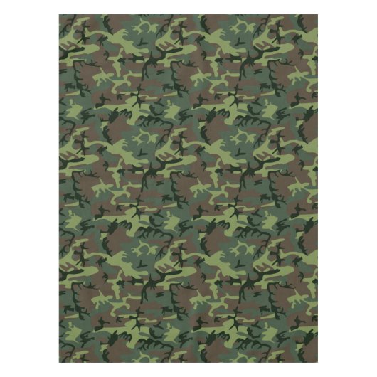 Nappe Motif de brun de vert de Camo de camouflage (Devant)