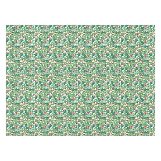 Nappe Motif de cactus d'aquarelle (Devant (Horizontal))