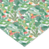 Nappe Motif de cactus d'aquarelle (Angle)