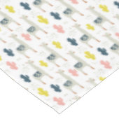 Nappe Motif de cactus et de lamas (Angle)