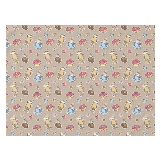 Nappe Motif de café (Devant (Horizontal))