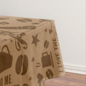 Nappe Motif de café (In Situ)