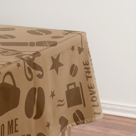 Nappe Motif de café (In Situ)