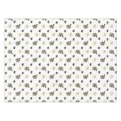 Nappe Motif de café avec haricots, tasses et caféiers (Devant (Horizontal))